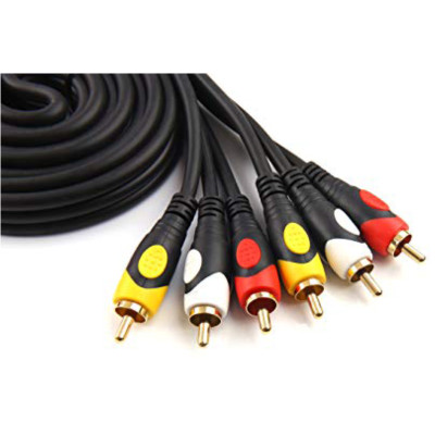 SLine 3RCA-3RCA 15 metre Gold Jack
